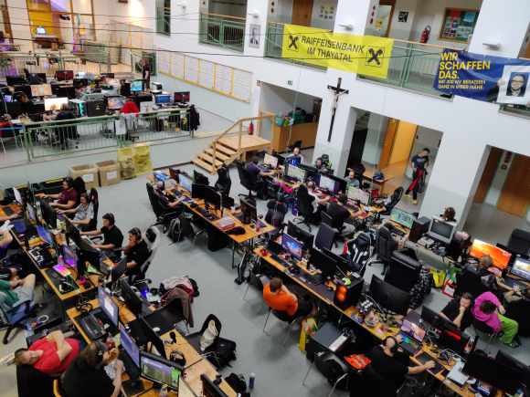 Unsere Gäste auf der Aula-LAN XVII.